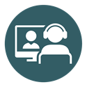 Virtual meeting icon